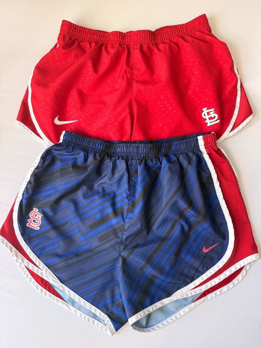 Nike St Louis Cardinals Dri-FIT Shorts Bundle 2 Size S Red Blue MLB